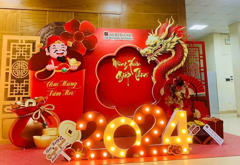 backdrop tiệc tất niên - hình 2