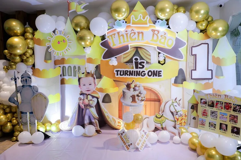 set trang trí sinh nhật bé gái - hình 3