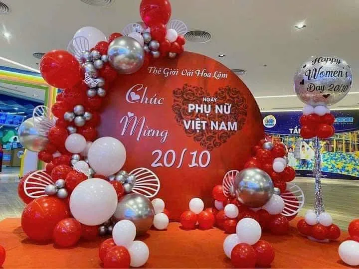 trang trí 20/10 cho công ty - hình 2