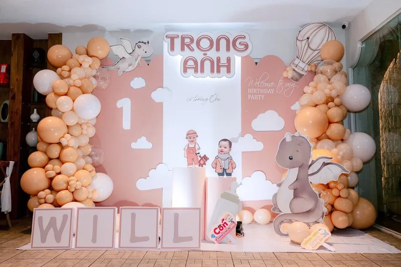 trang trí sinh nhật bé trai 2 tuổi - hình 3