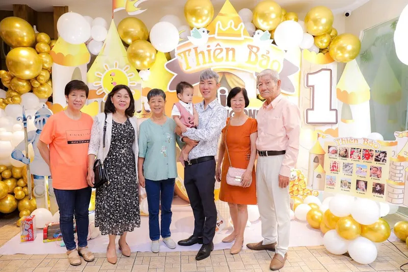 trang trí sinh nhật bé trai khủng long - hình 3
