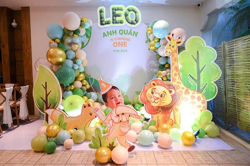 Mẫu trang trí tiệc sinh nhật ngoài trời (outdoor) chill
