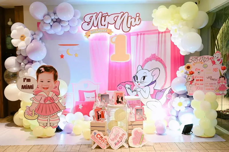 trang trí sinh nhật pony - hình 3