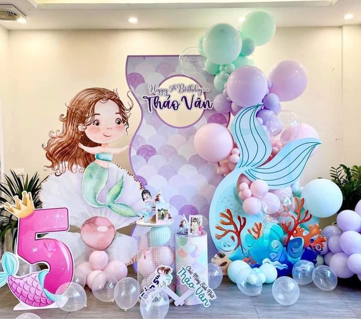trang trí sinh nhật bé gái quận 07